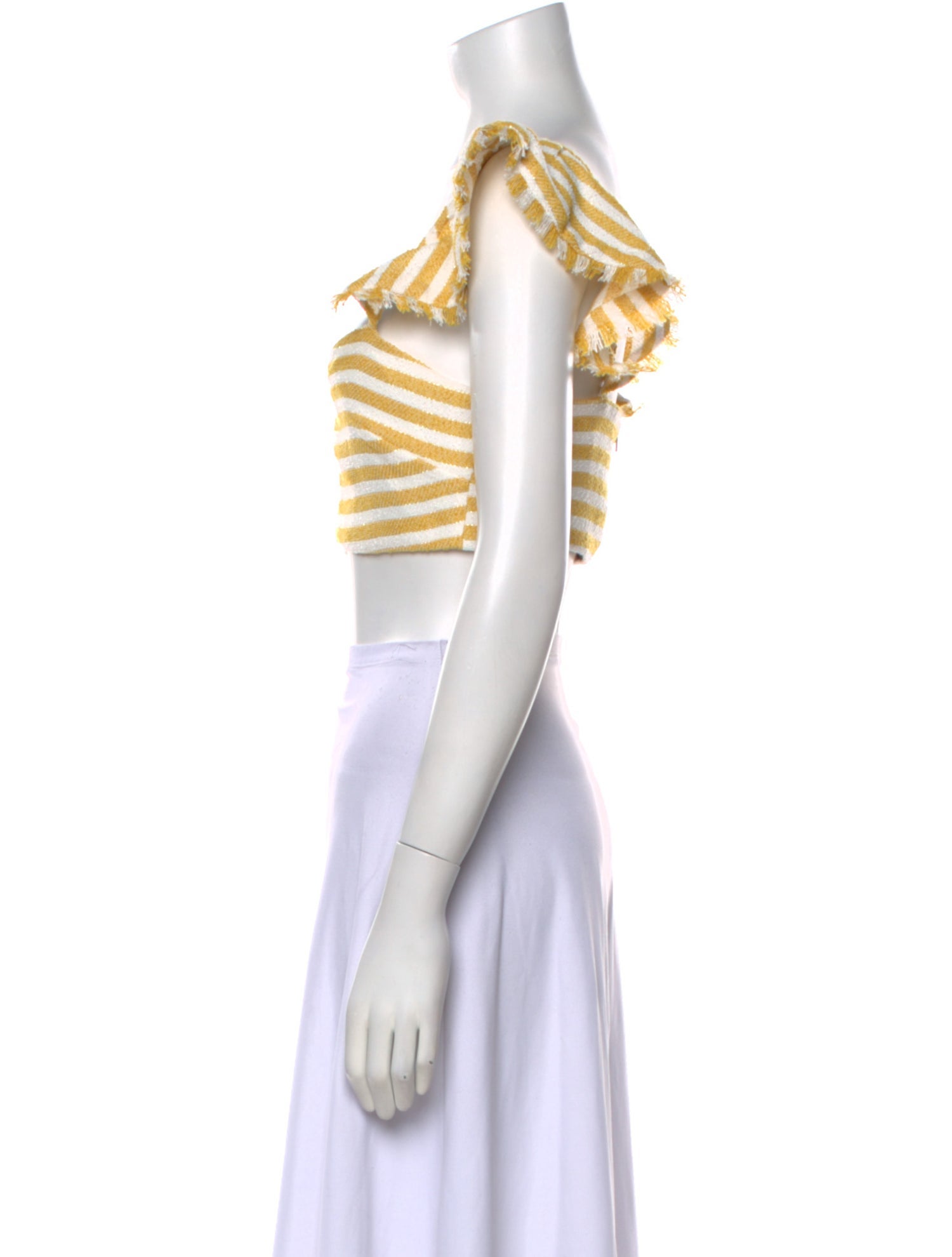 LPA Striped Square Neckline Crop Top w/ Tags