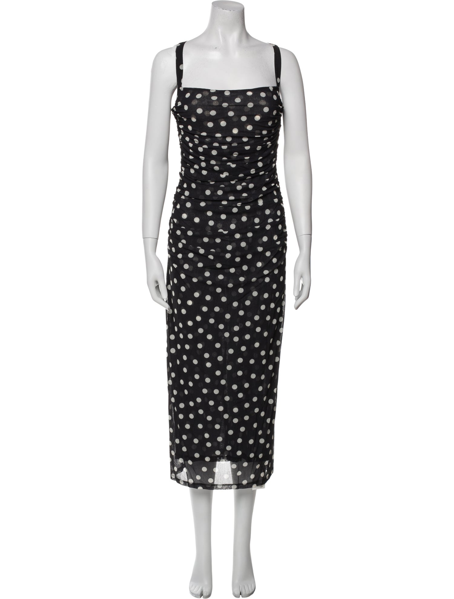LPA Polka Dot Print Midi Length Dress w/ Tags