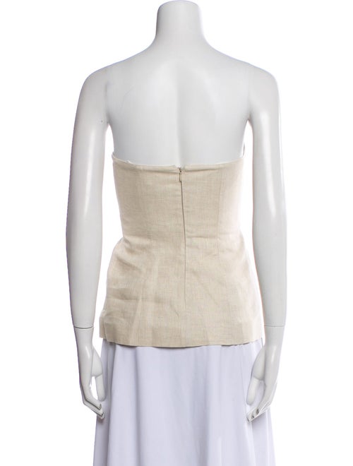 LPA Linen Strapless Top