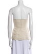 LPA Linen Strapless Top