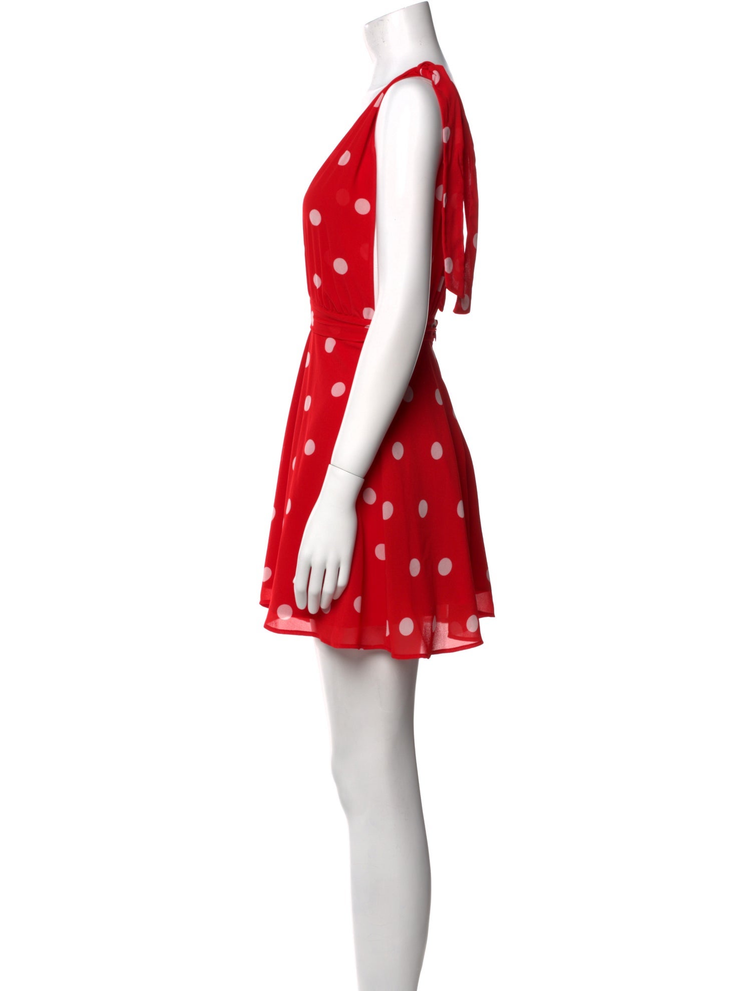LPA Polka Dot Print Mini Dress