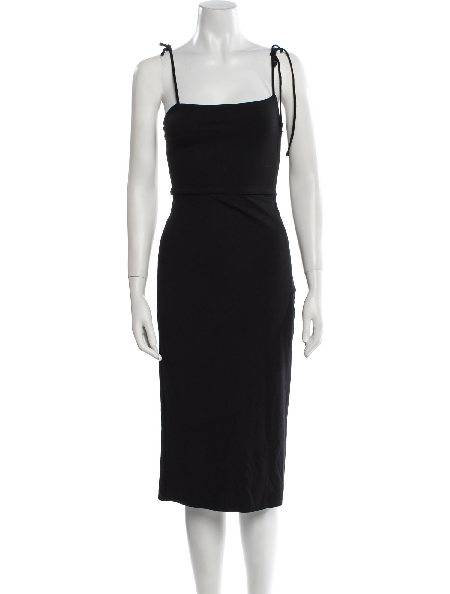 LPA Square Neckline Midi Length Dress