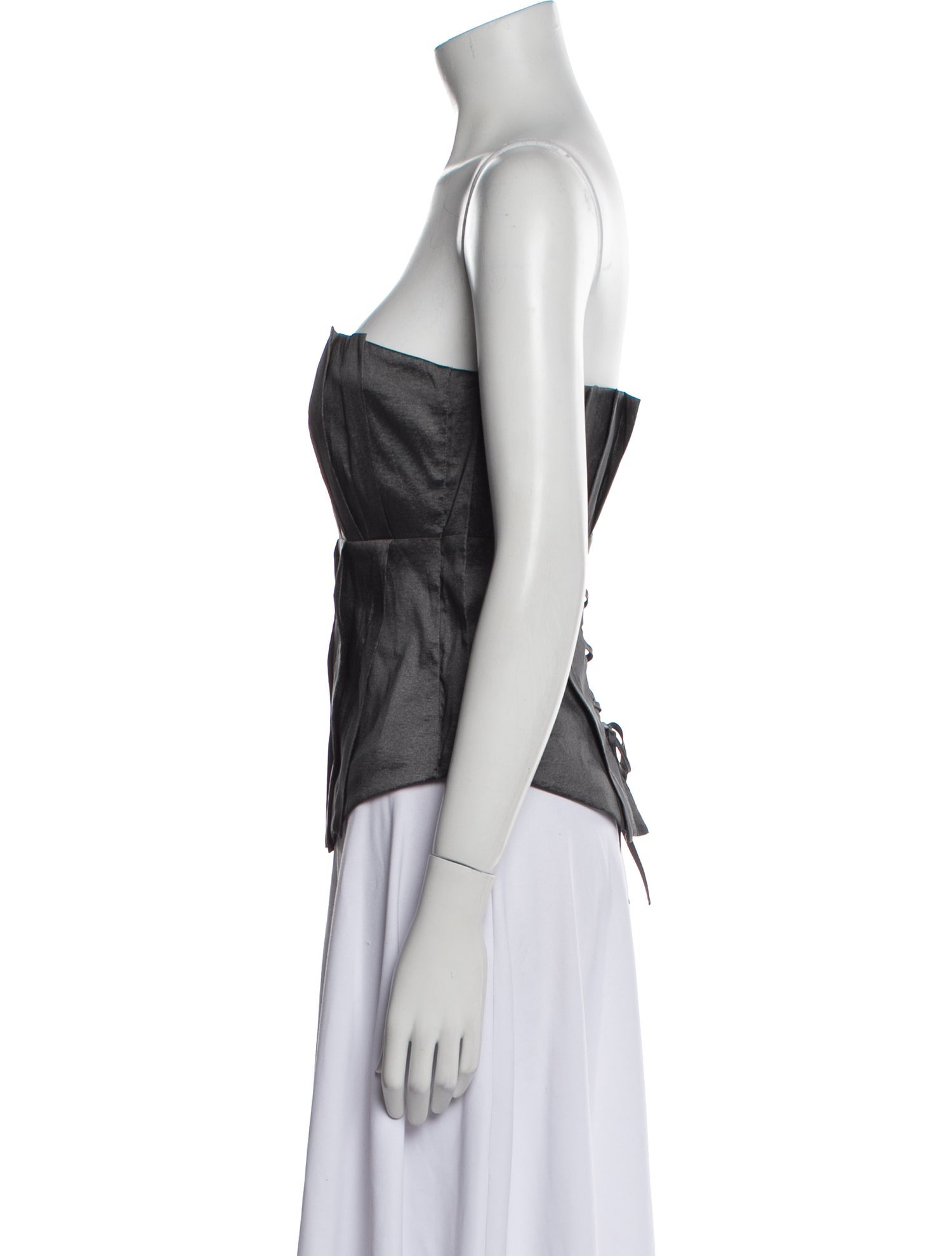 LPA Printed Strapless Top