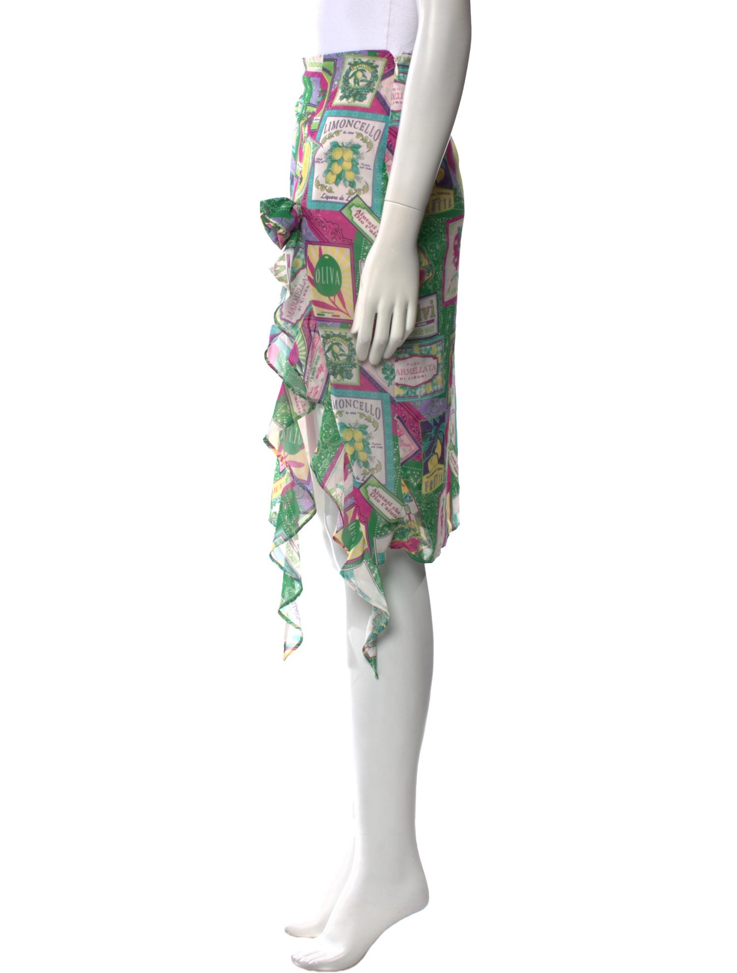 LPA Printed Knee-Length Skirt