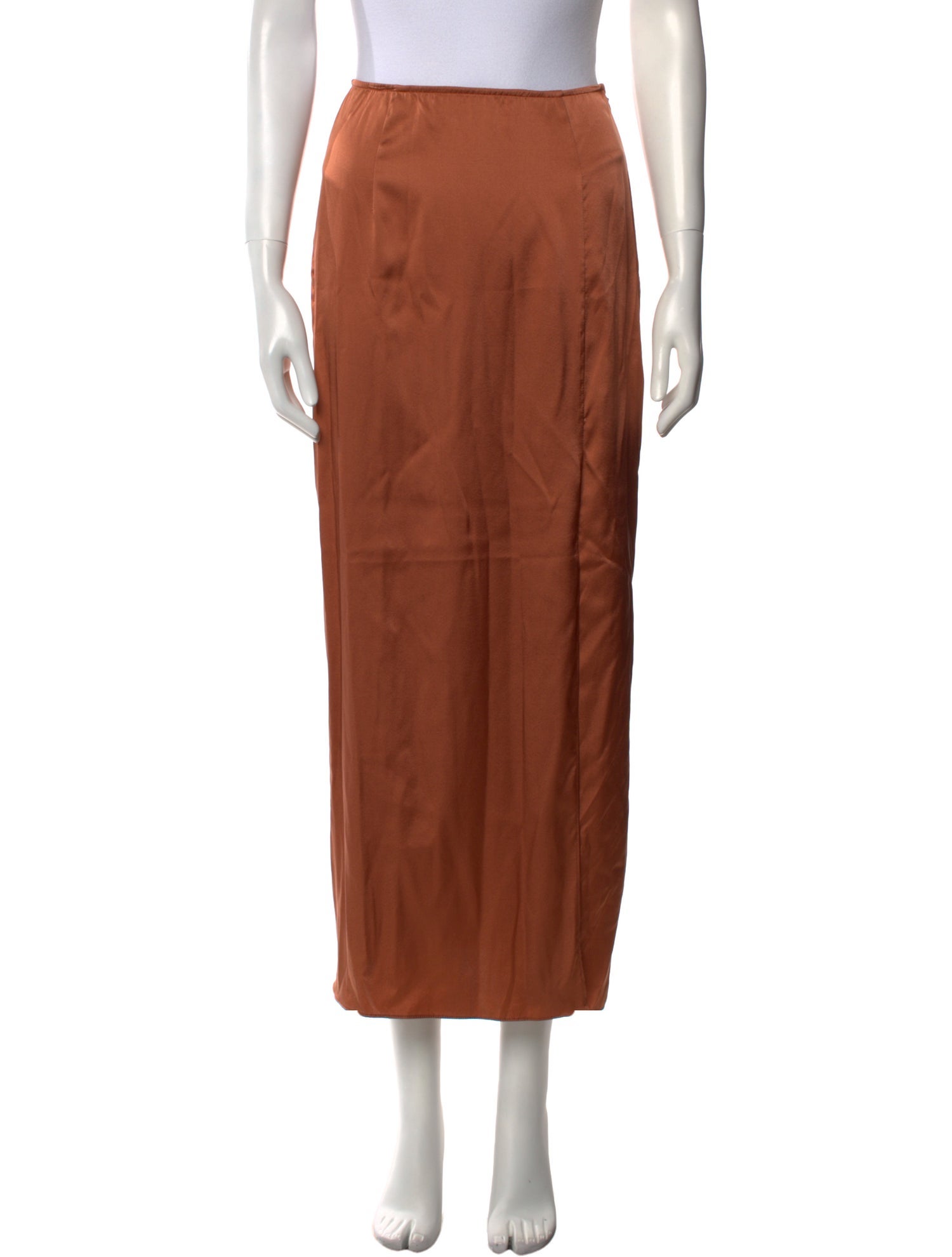 LPA Silk Midi Length Skirt