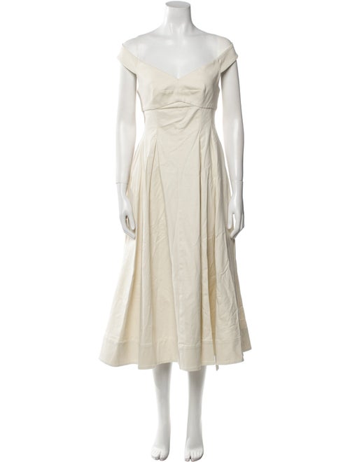 LPA Off-The-Shoulder Midi Length Dress