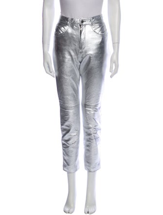 LPA Leather Straight Leg Pants