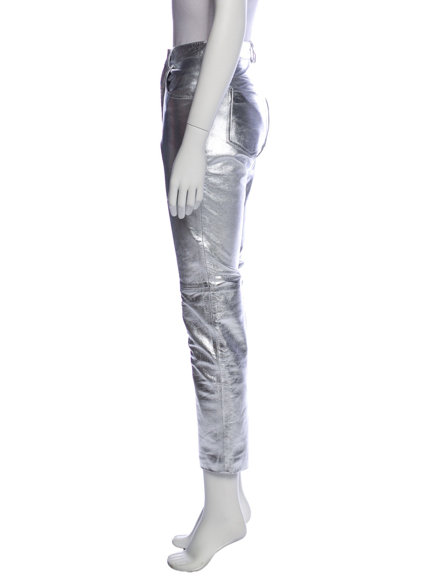 LPA Leather Straight Leg Pants