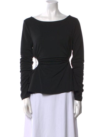 LPA Bateau Neckline Long Sleeve Top