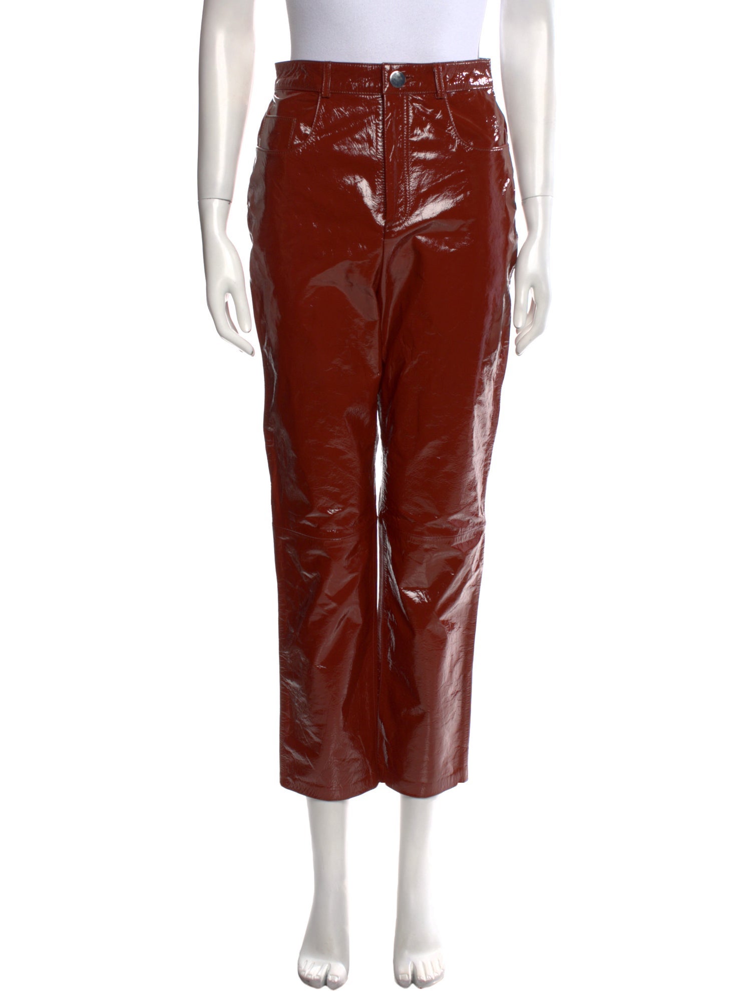 LPA Leather Straight Leg Pants