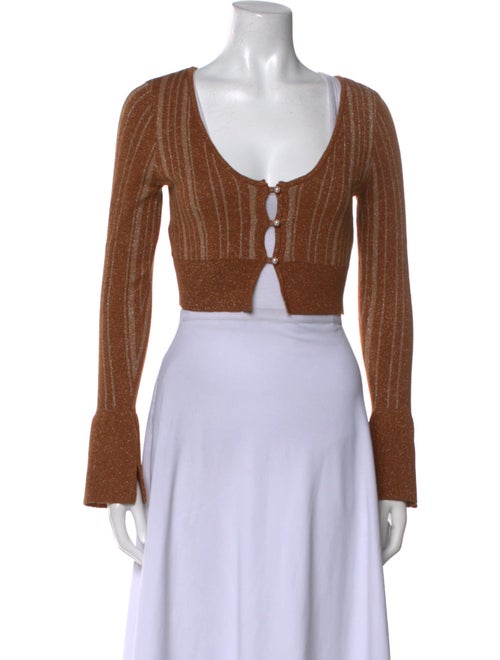 LPA Scoop Neck Long Sleeve Crop Top