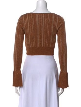 LPA Scoop Neck Long Sleeve Crop Top