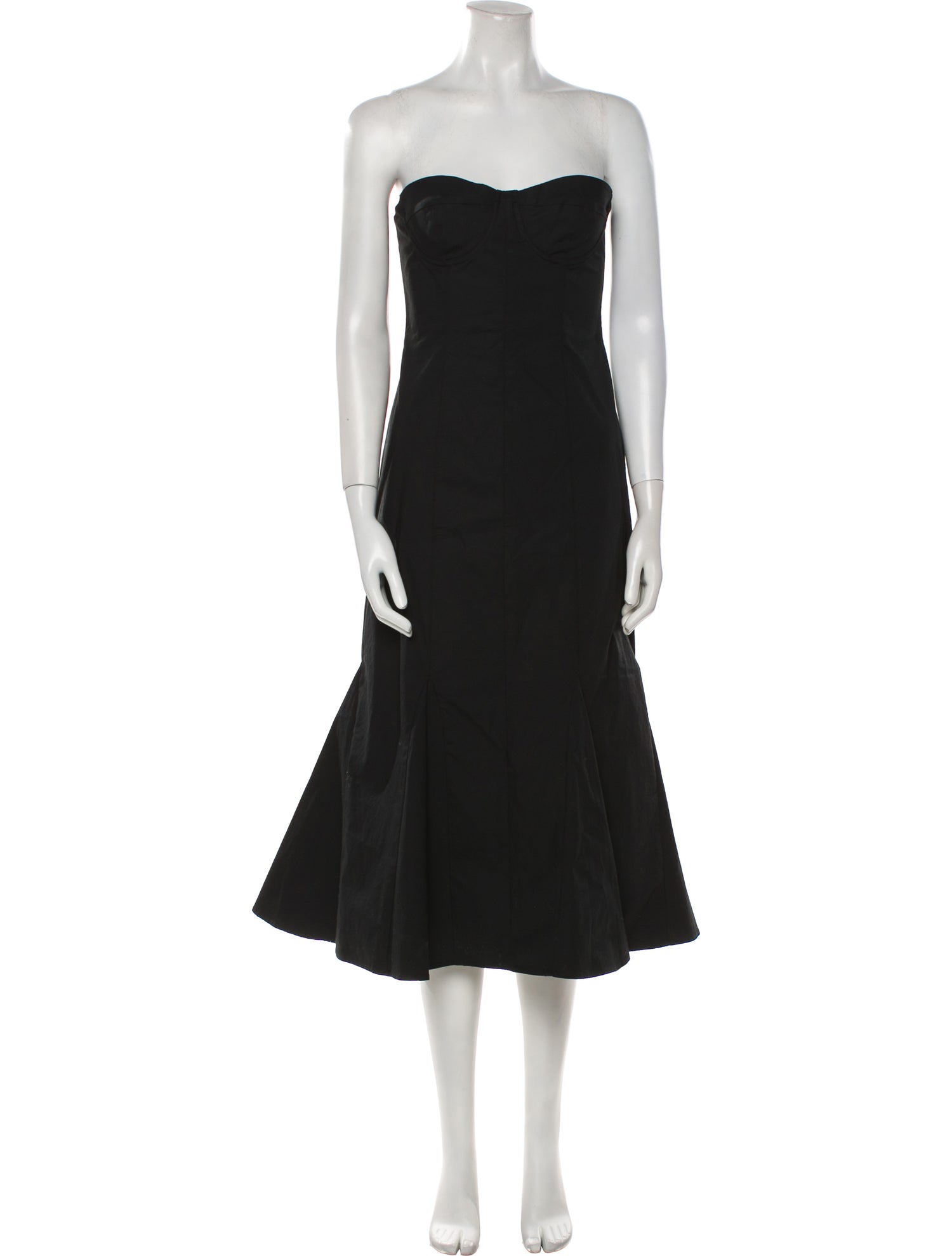 LPA Strapless Knee-Length Dress