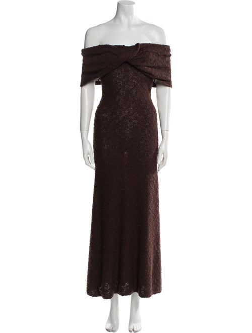 LPA Off-The-Shoulder Long Dress