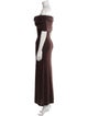 LPA Off-The-Shoulder Long Dress