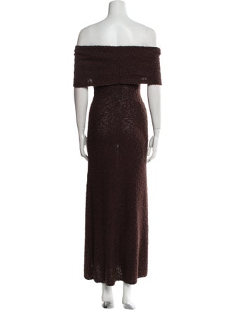 LPA Off-The-Shoulder Long Dress