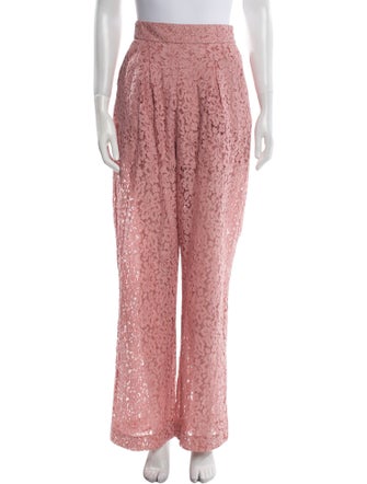 LPA Lace Pattern Wide Leg Pants