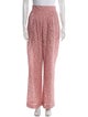 LPA Lace Pattern Wide Leg Pants