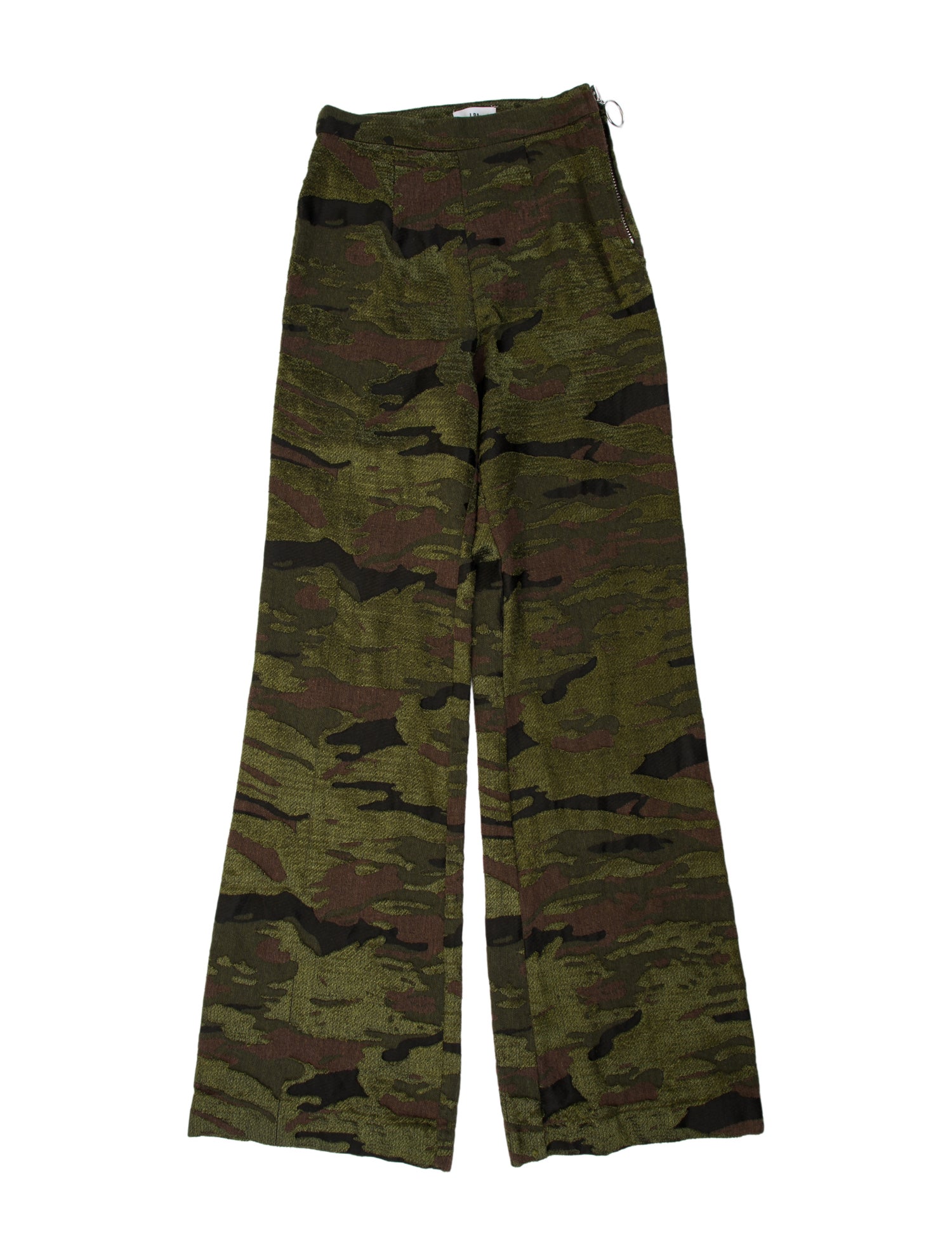 LPA Camouflage Print Wide Leg Pants