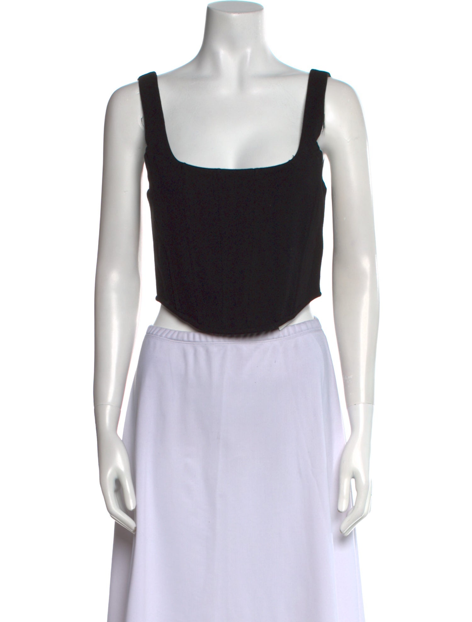LPA Square Neckline Sleeveless Crop Top