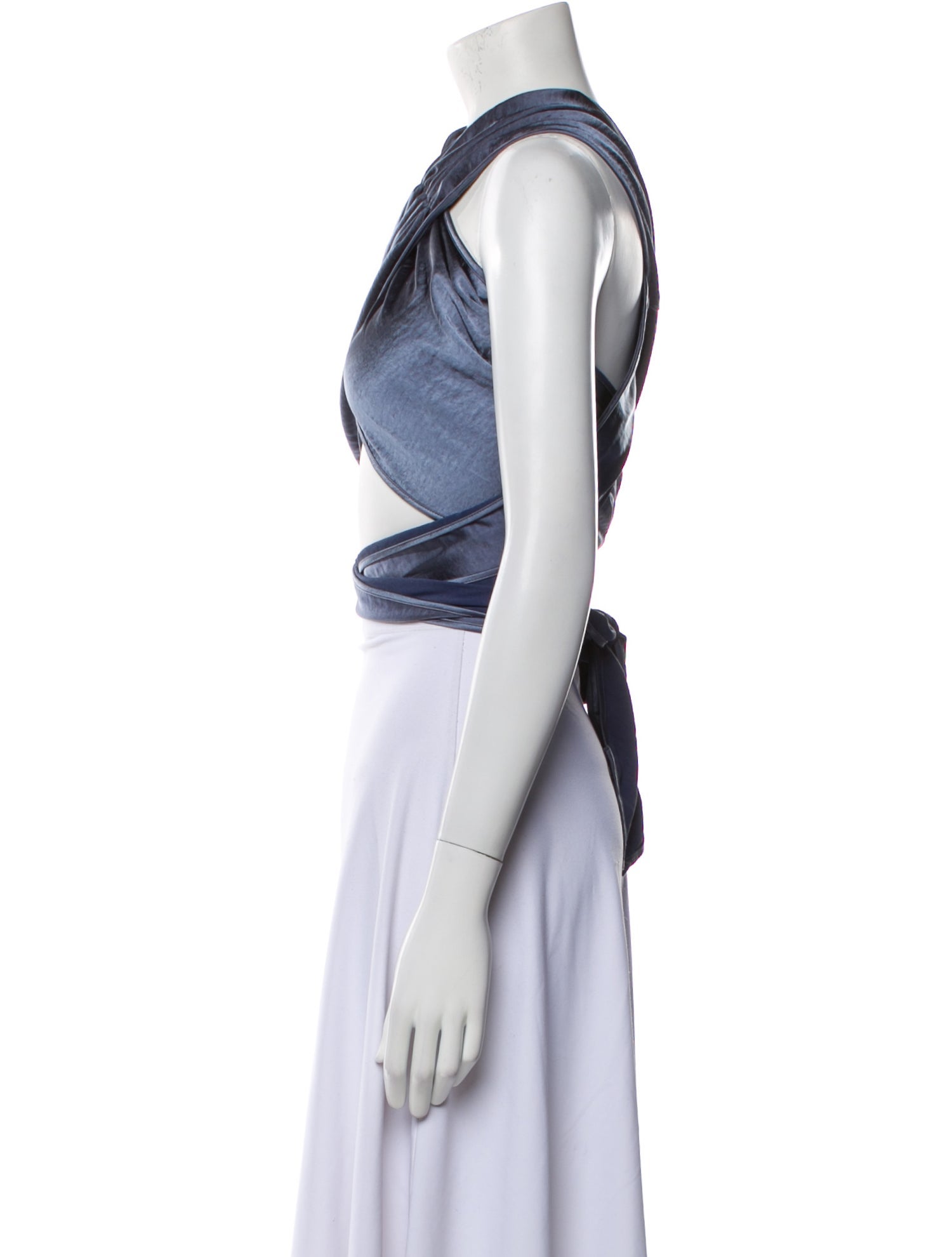 LPA Halterneck Sleeveless Crop Top