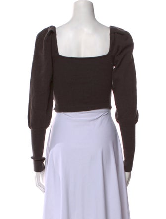 LPA Off-The-Shoulder Long Sleeve Crop Top