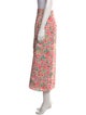 LPA Floral Print Midi Length Skirt