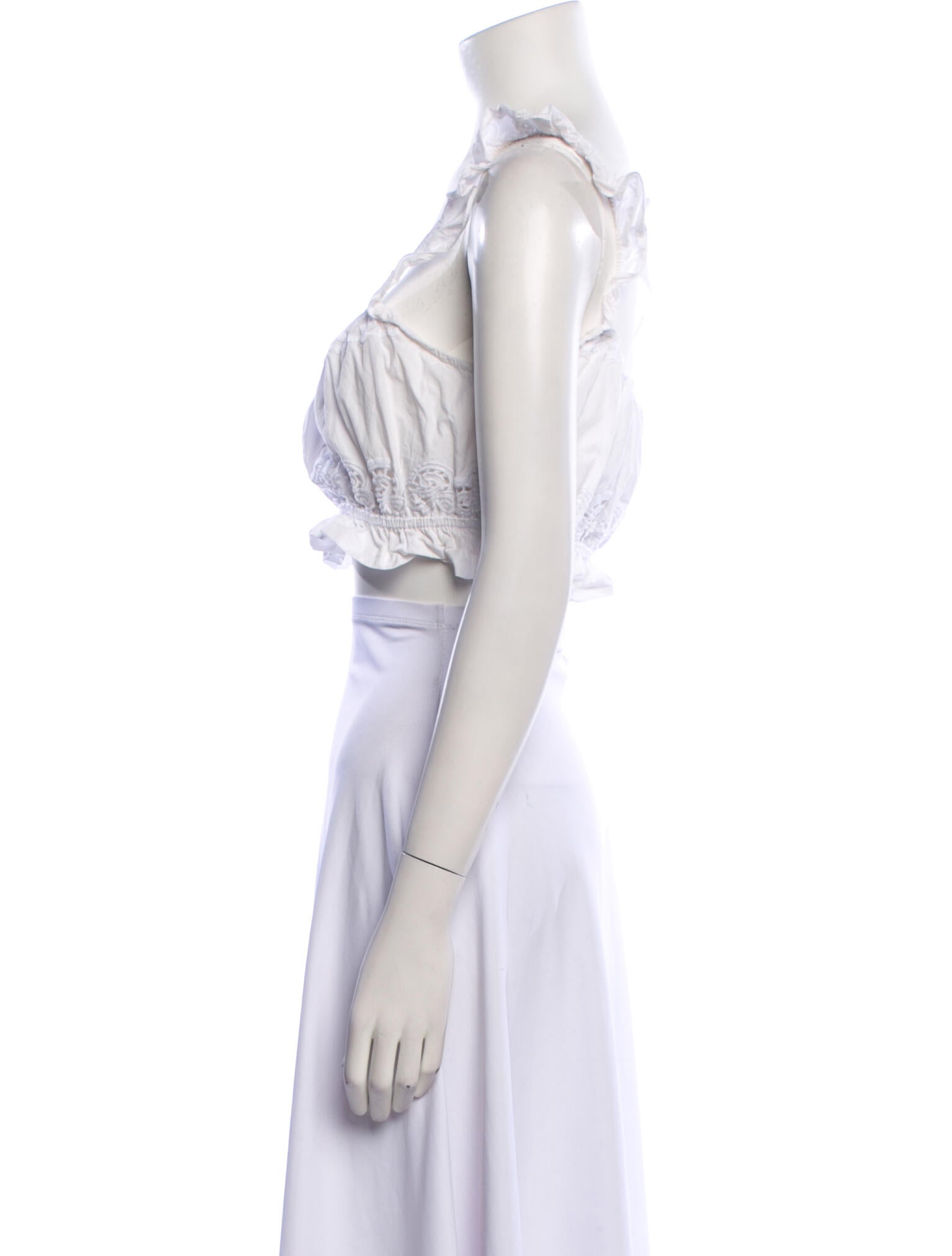 LPA Square Neckline Sleeveless Crop Top