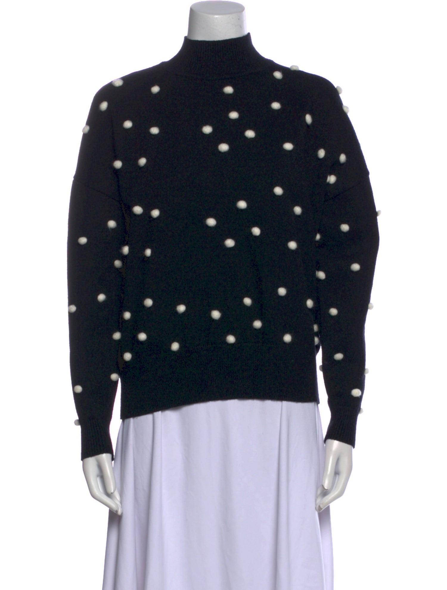 LPA Polka Dot Print Turtleneck Sweatshirt