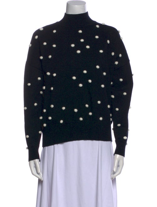LPA Polka Dot Print Turtleneck Sweatshirt