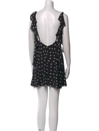LPA Polka Dot Print Mini Dress