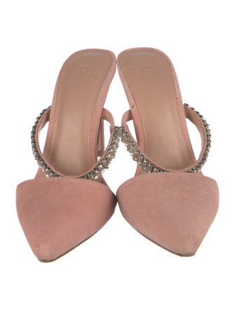 LPA Suede Printed Mules