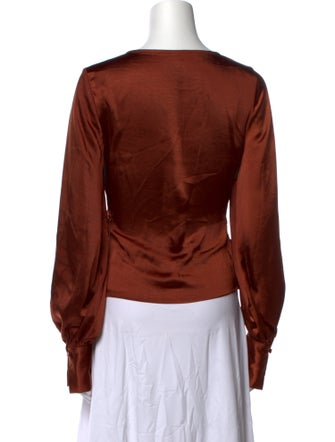 LPA V-Neck Long Sleeve Blouse