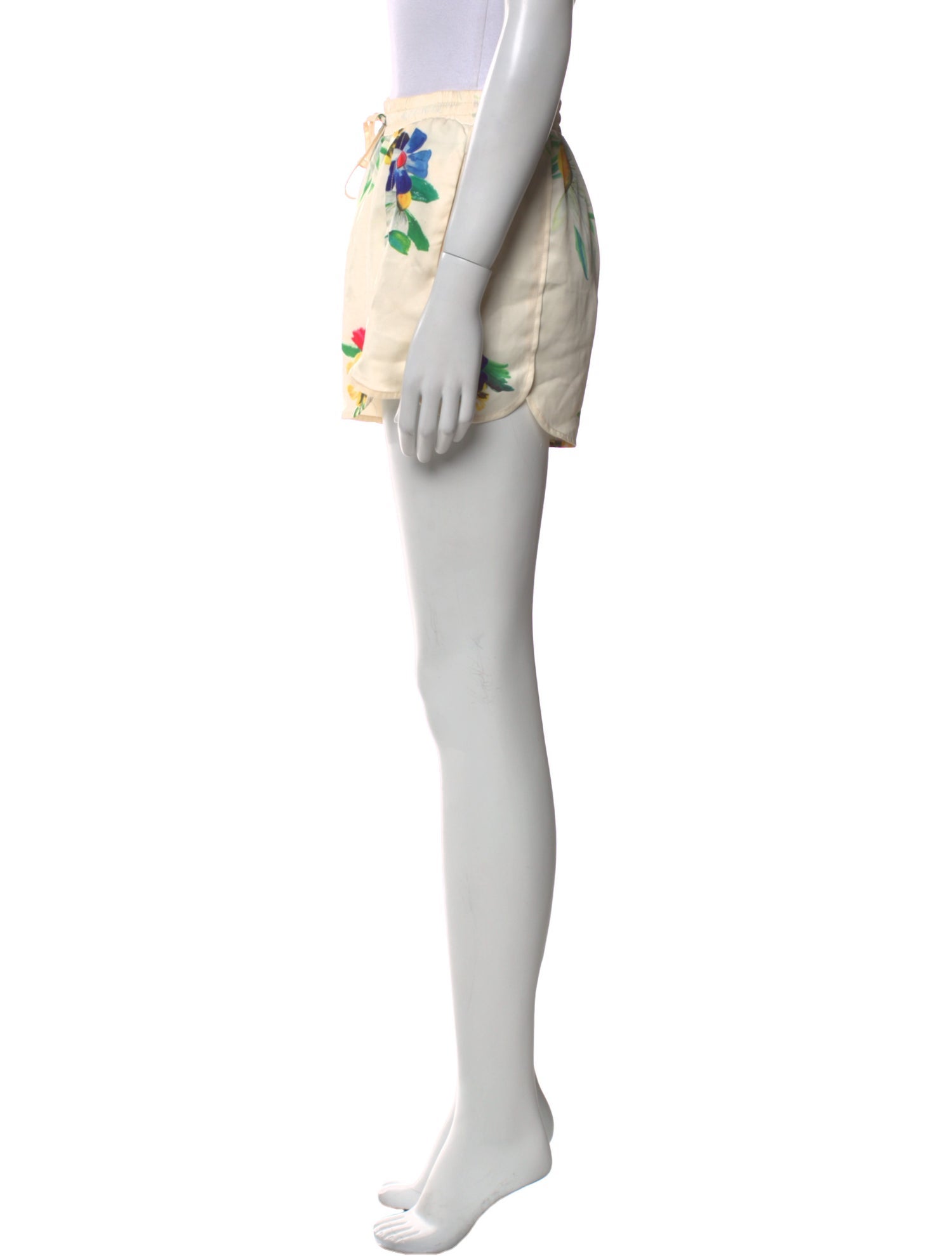 LPA Floral Print Mini Shorts