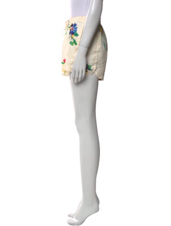 LPA Floral Print Mini Shorts