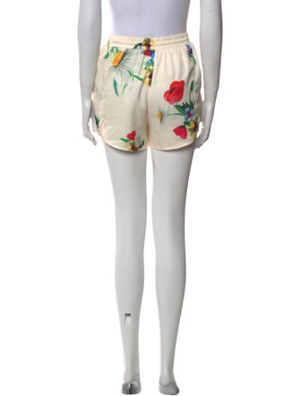 LPA Floral Print Mini Shorts