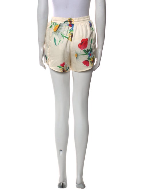 LPA Floral Print Mini Shorts