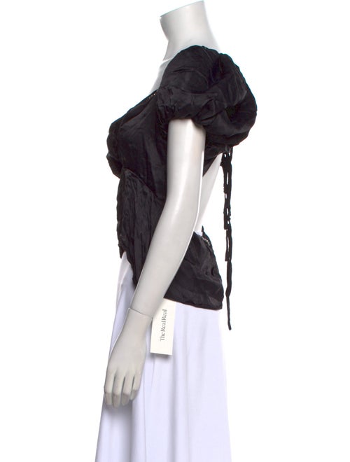 LPA V-Neck Short Sleeve Crop Top