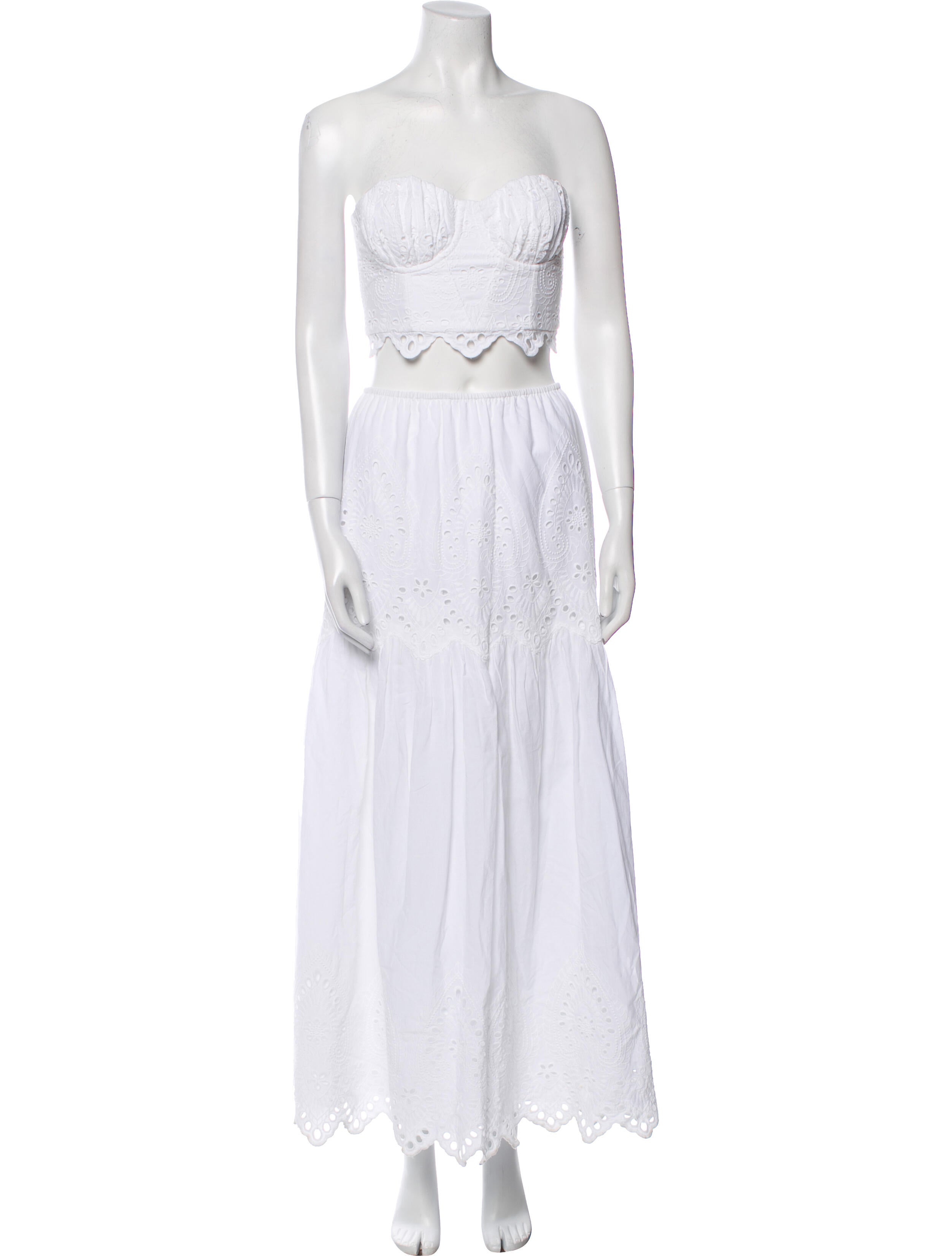 LPA Pleated Accents Skirt Set