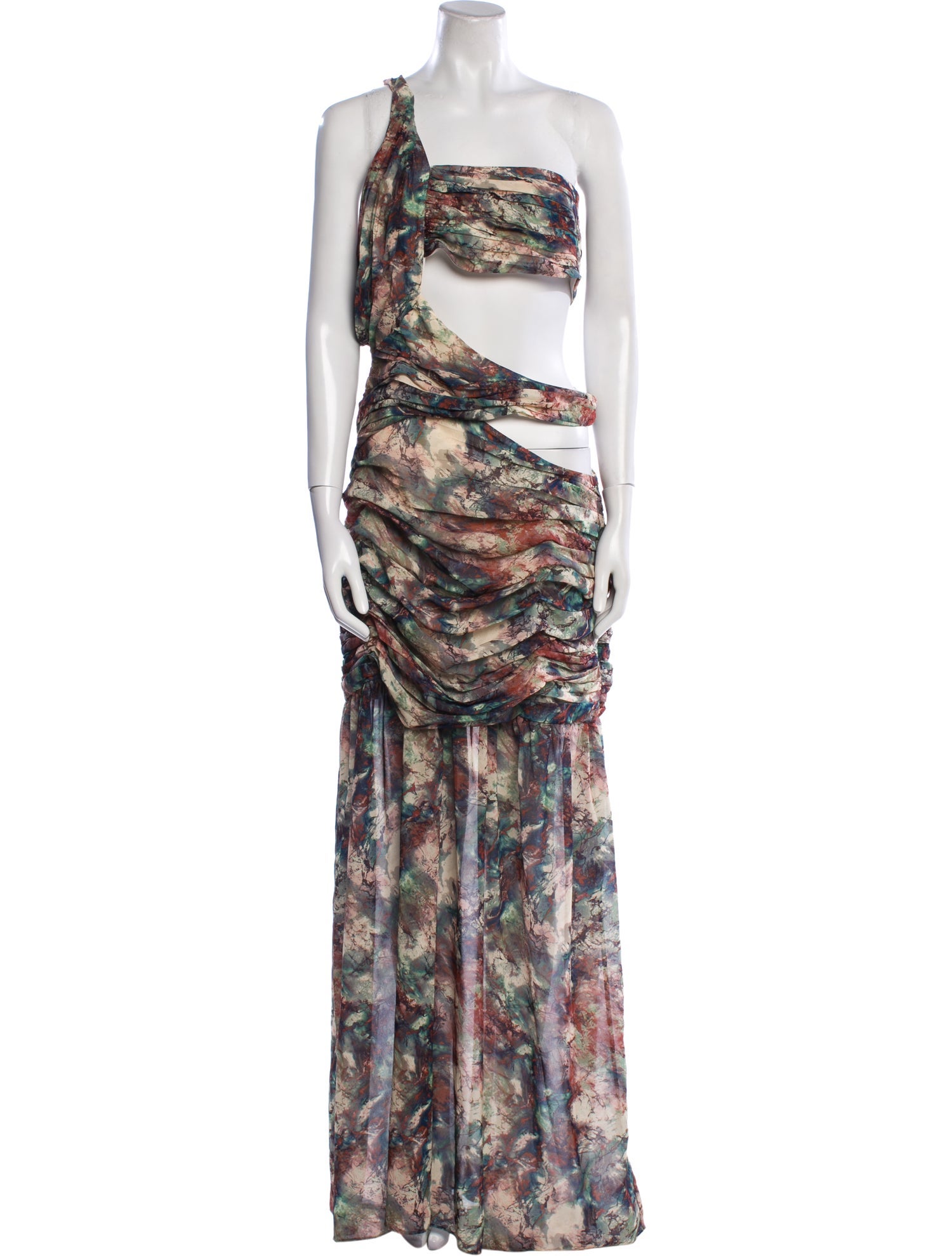 LPA Printed Long Dress