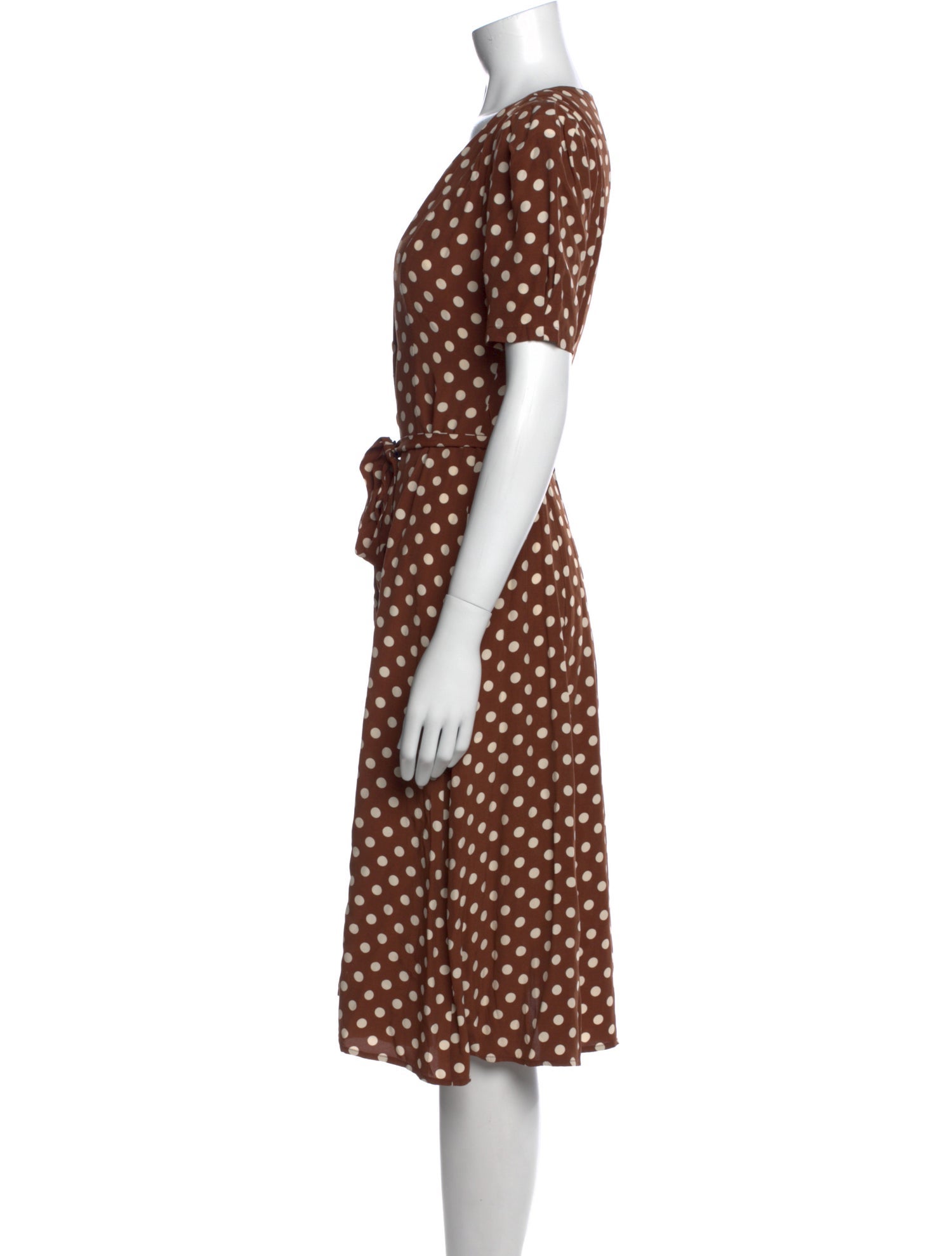 LPA Polka Dot Print Midi Length Dress w/ Tags