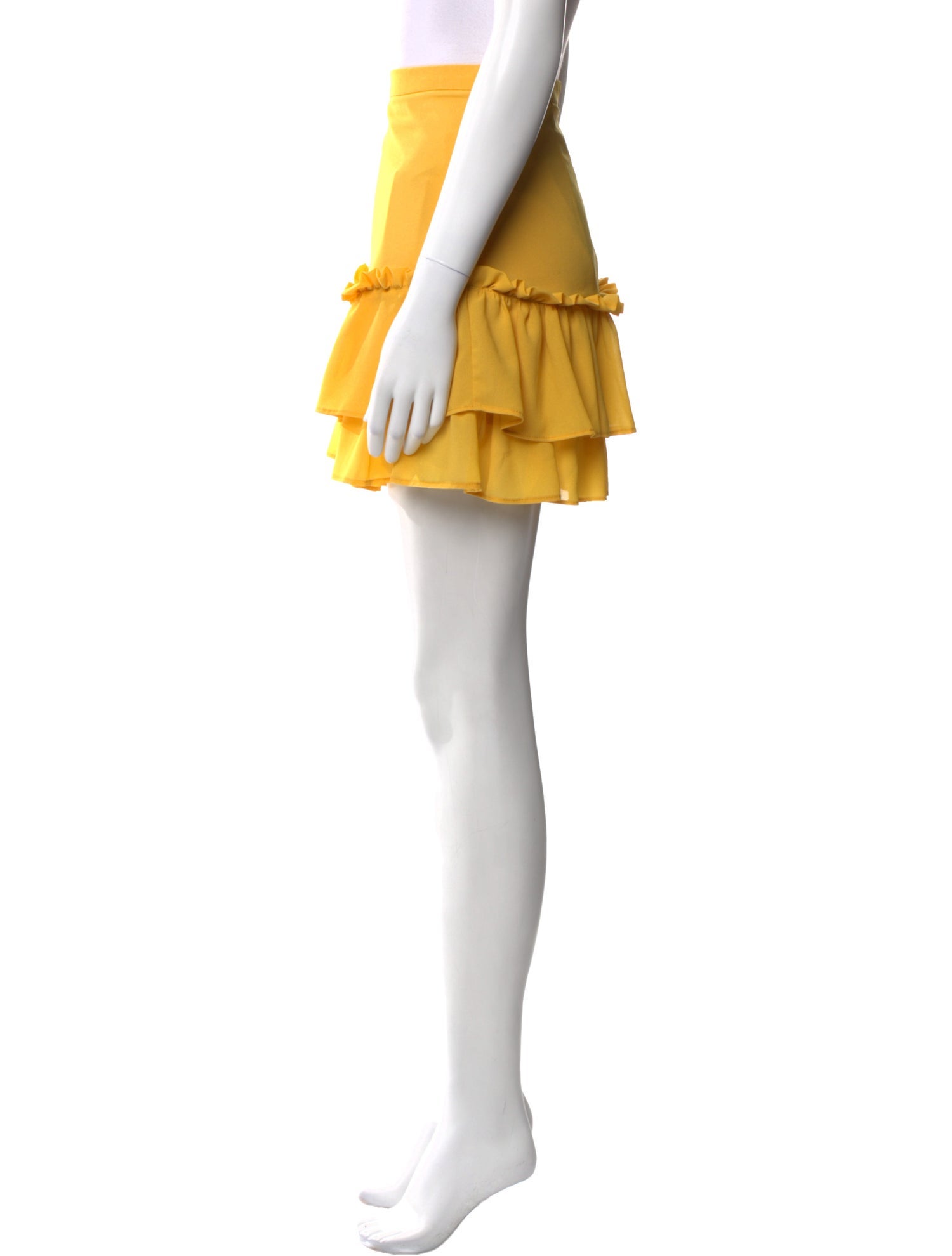 LPA Ruffle Embellishment Knee-Length Skirt