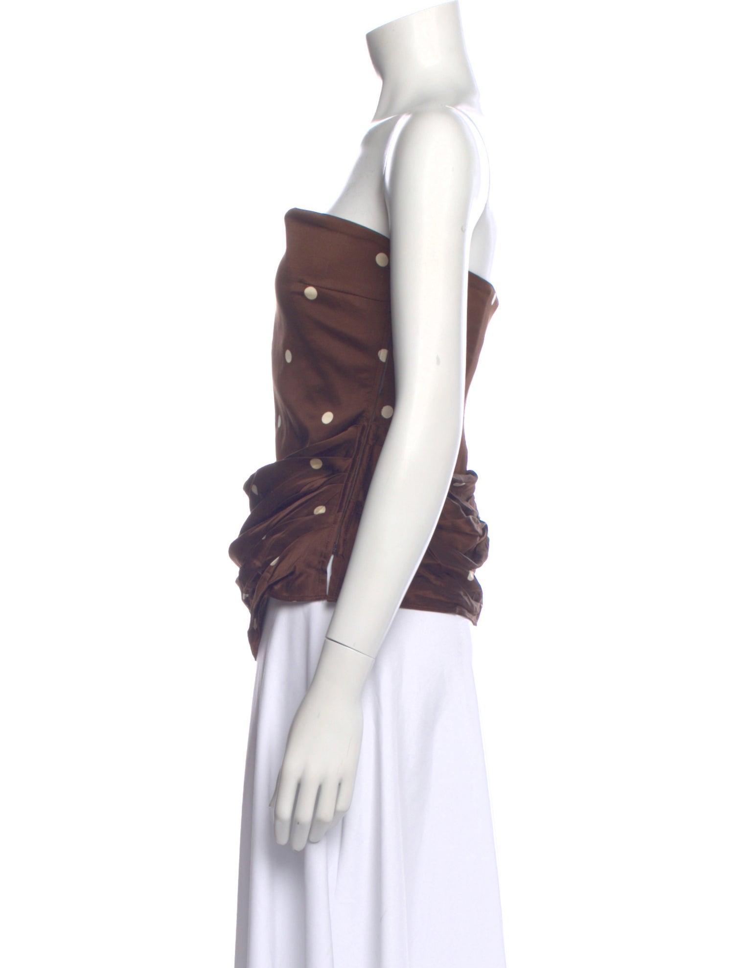 LPA Polka Dot Print Strapless Top w/ Tags