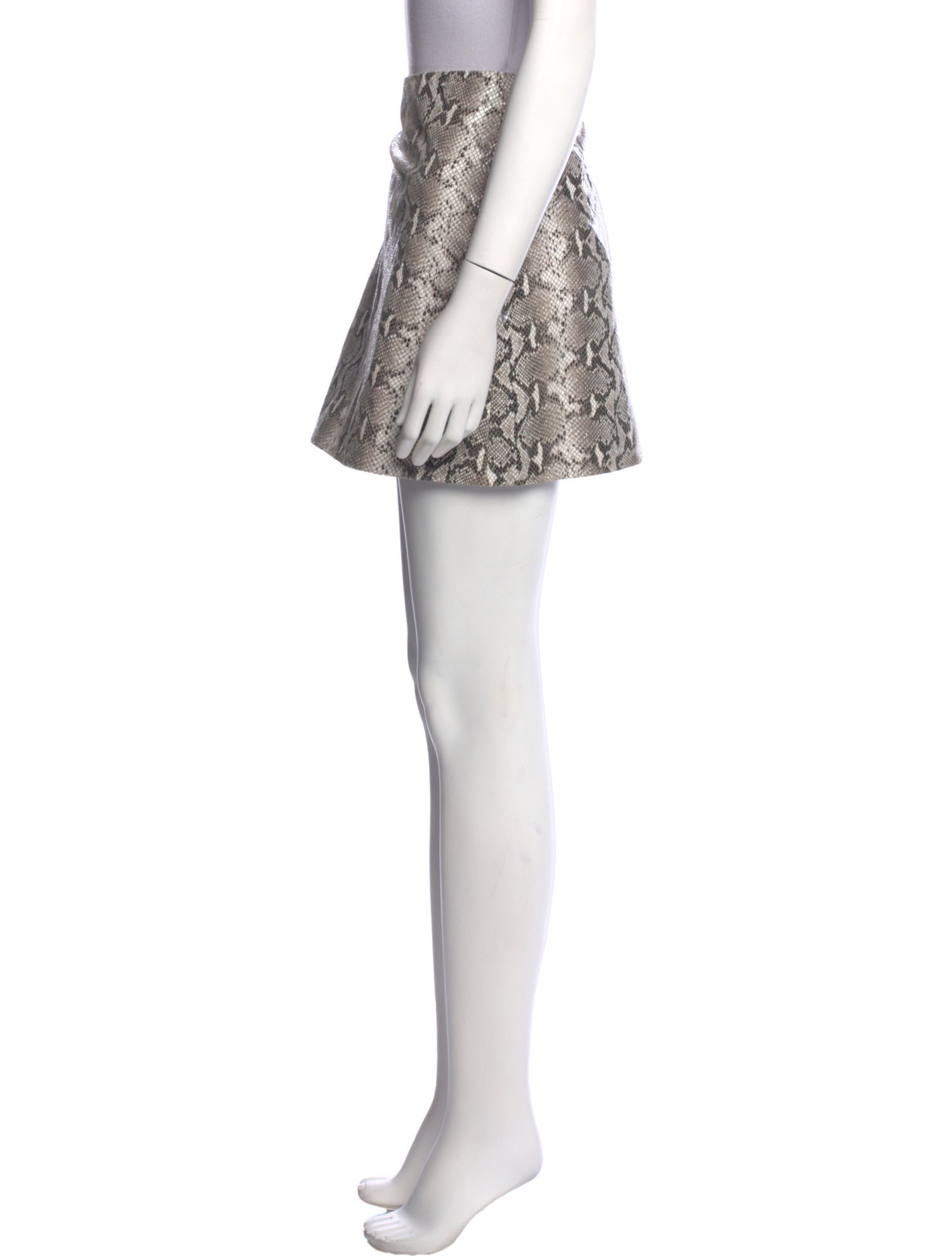 LPA Leather Mini Skirt