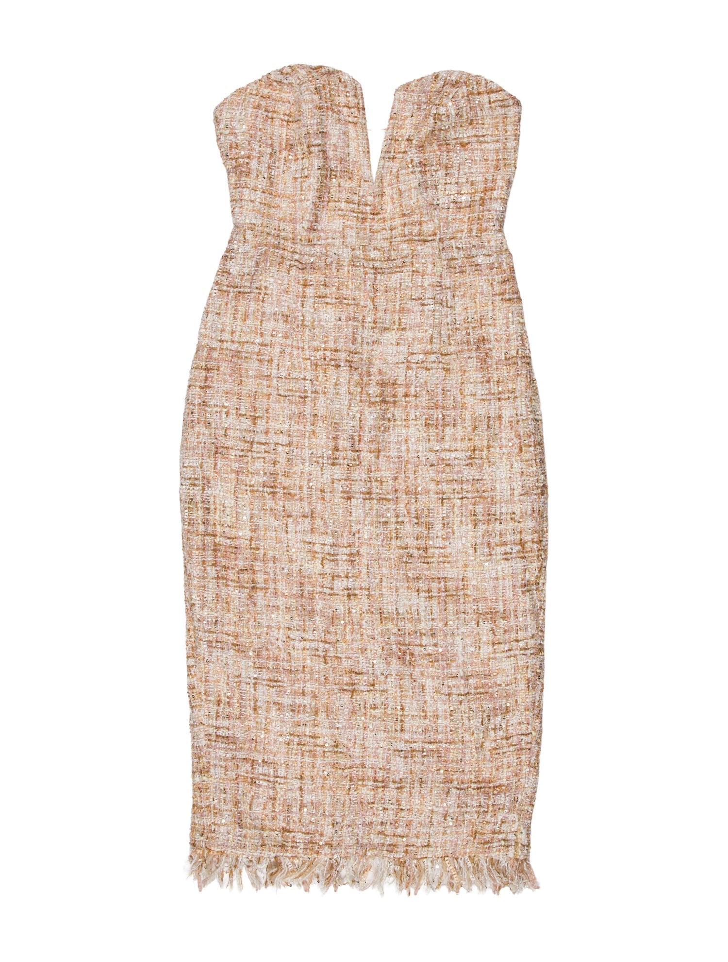 LPA Tweed Pattern Mini Dress