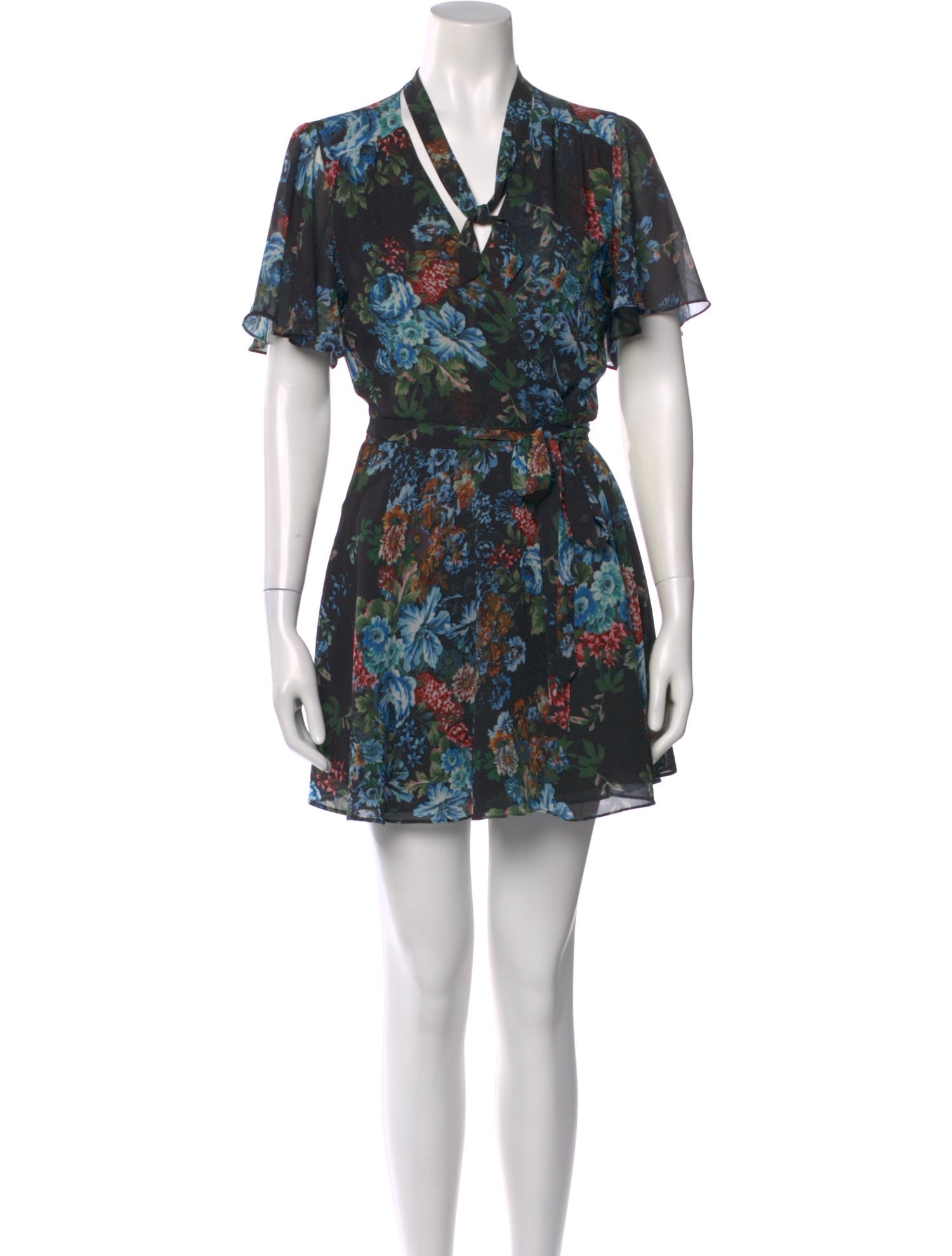 LPA Floral Print Mini Dress