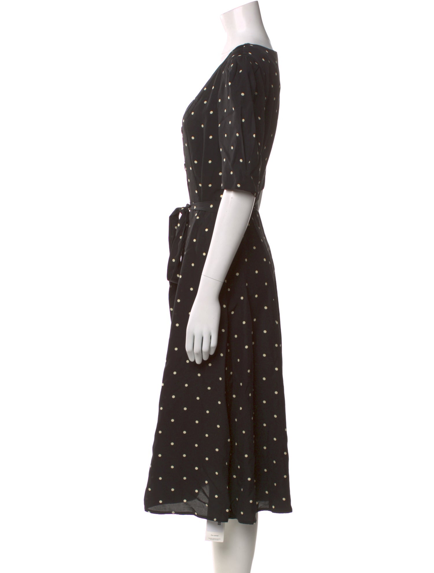 LPA Polka Dot Print Midi Length Dress