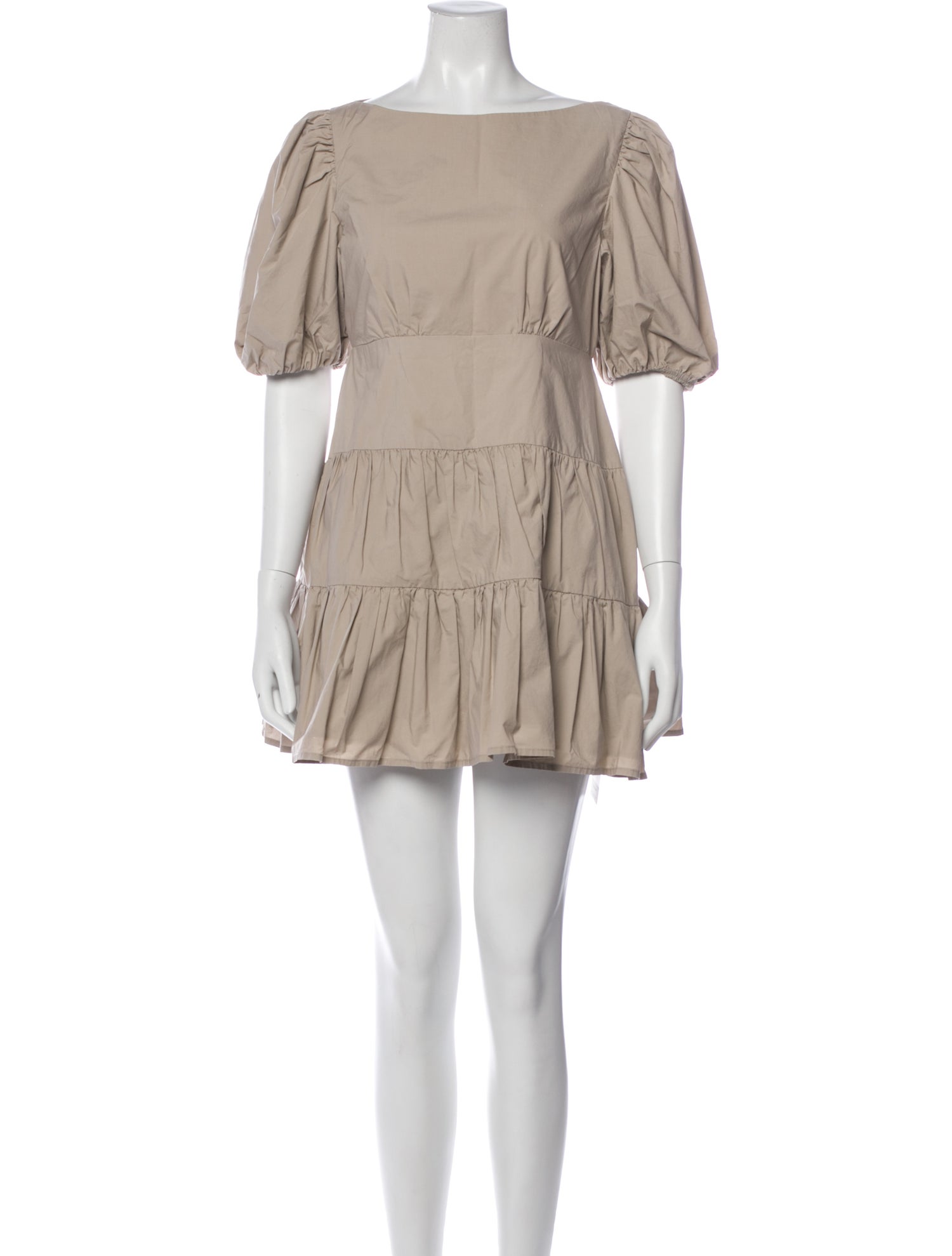 LPA Bateau Neckline Mini Dress