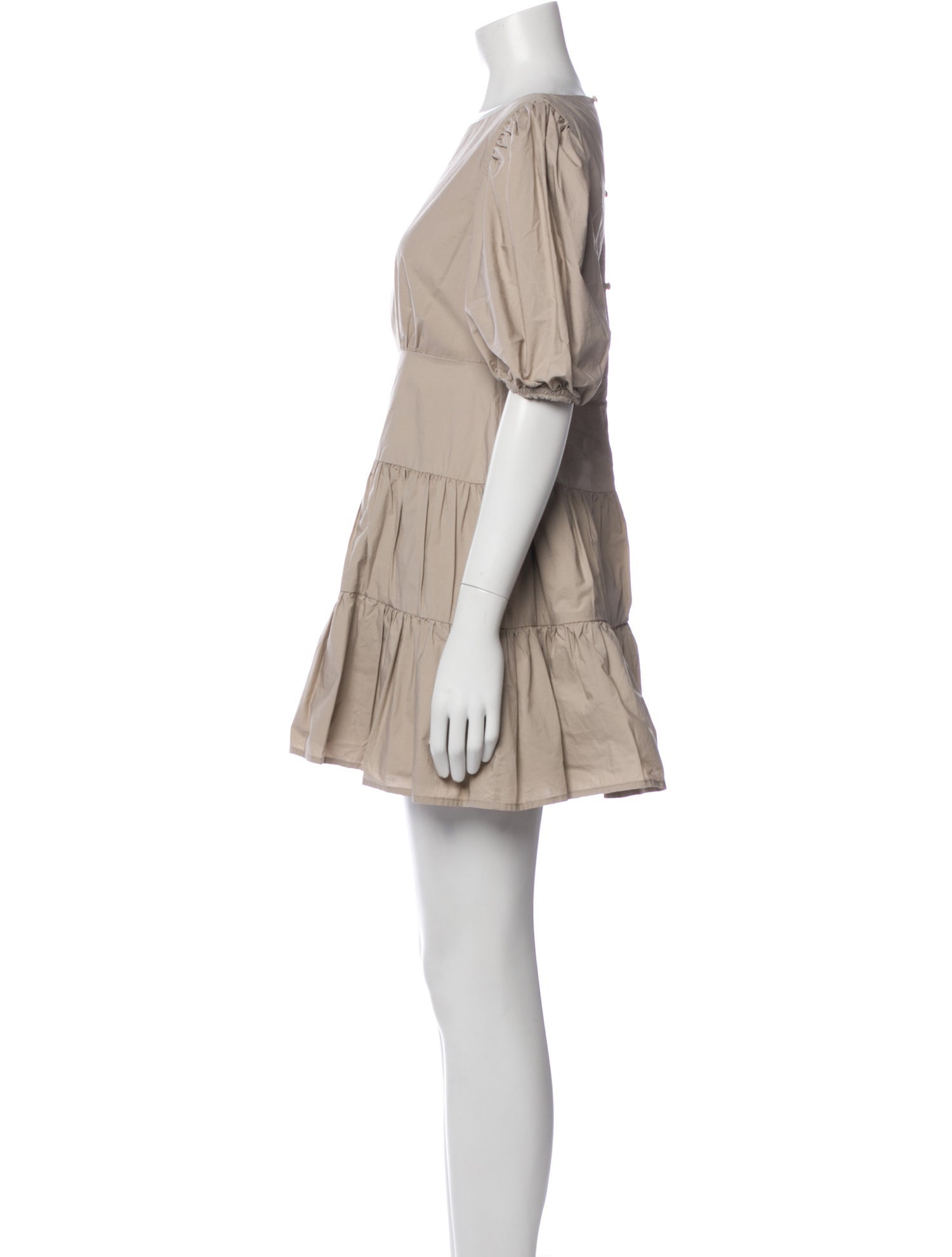 LPA Bateau Neckline Mini Dress