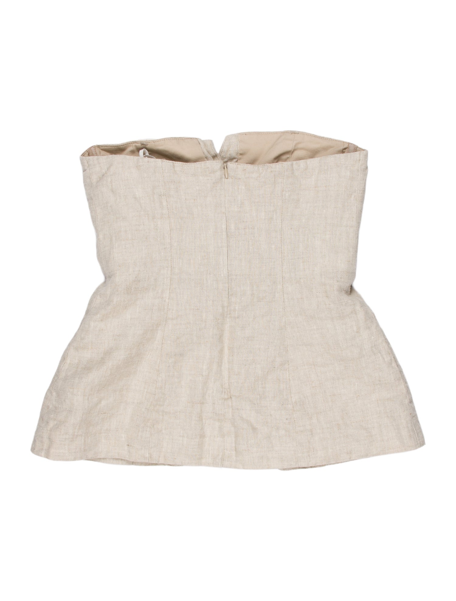 LPA Linen Strapless Top